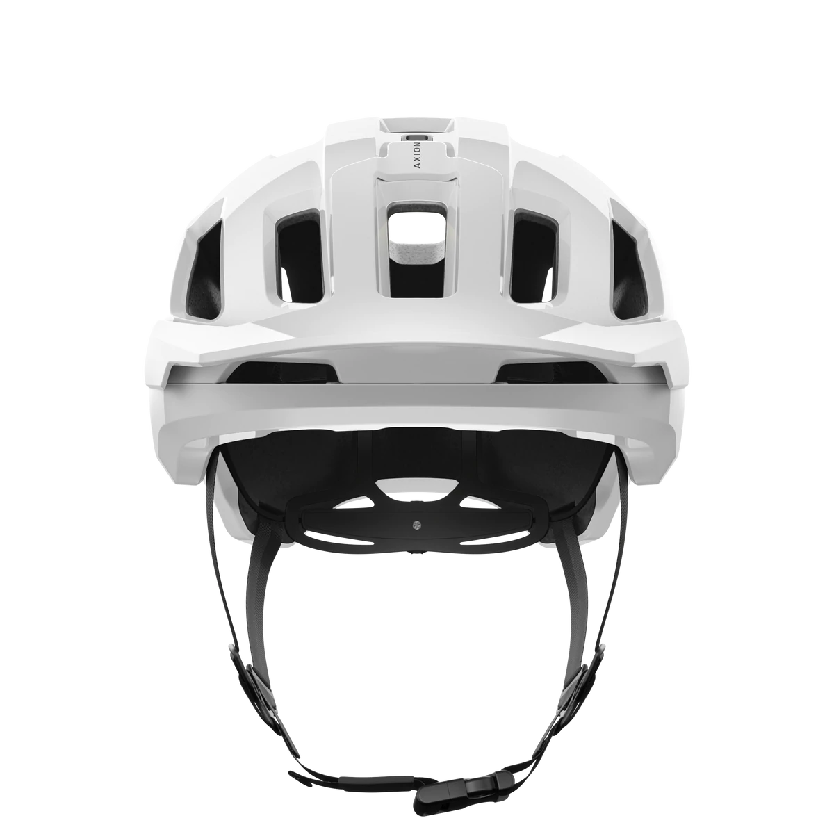 POC Axion Race MIPS MTB Helmet - Hydrogen White-Uranium Black Matt