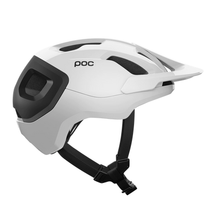 POC Axion Race MIPS MTB Helmet - Hydrogen White-Uranium Black Matt