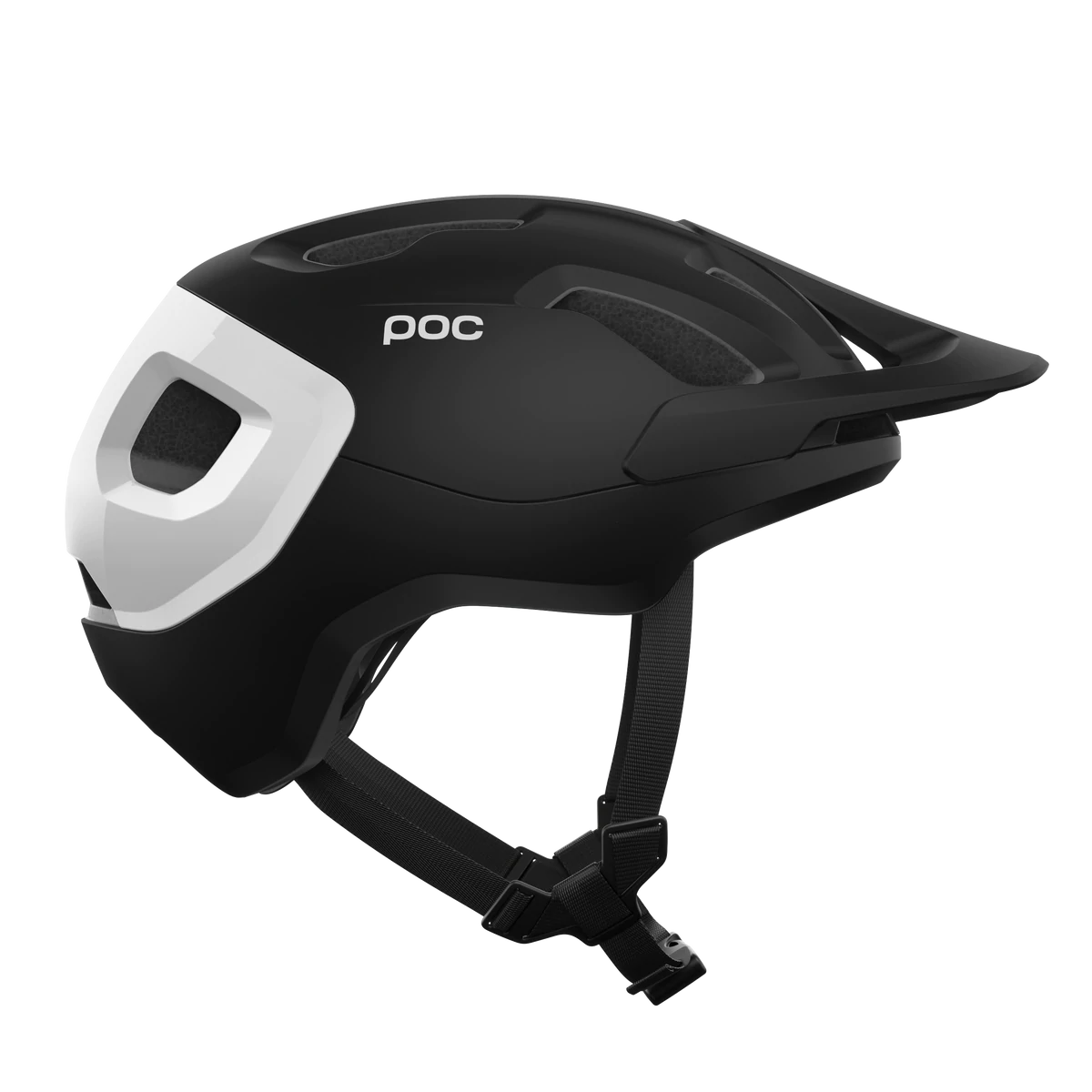 POC Axion Race MIPS MTB Helmet - Uranium Black Matt-Hydrogen White