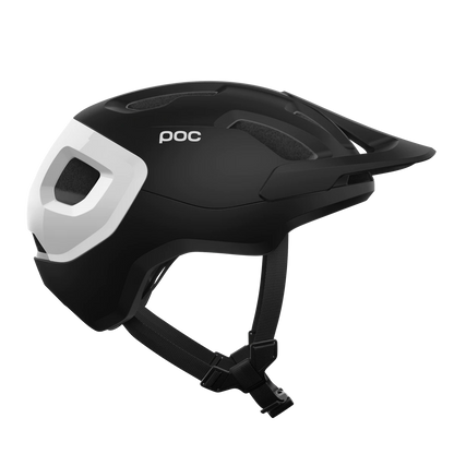 POC Axion Race MIPS MTB Helmet - Uranium Black Matt-Hydrogen White