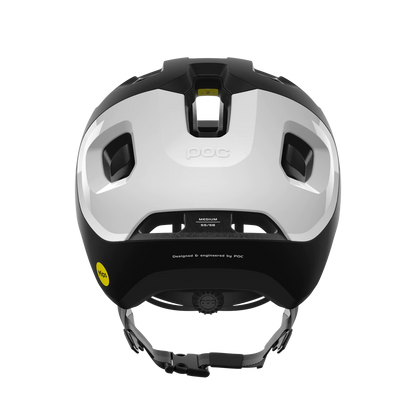 POC Axion Race MIPS MTB Helmet - Uranium Black Matt-Hydrogen White