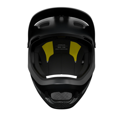 POC Coron Air Carbon MIPS Full Face Helmet - Carbon Black