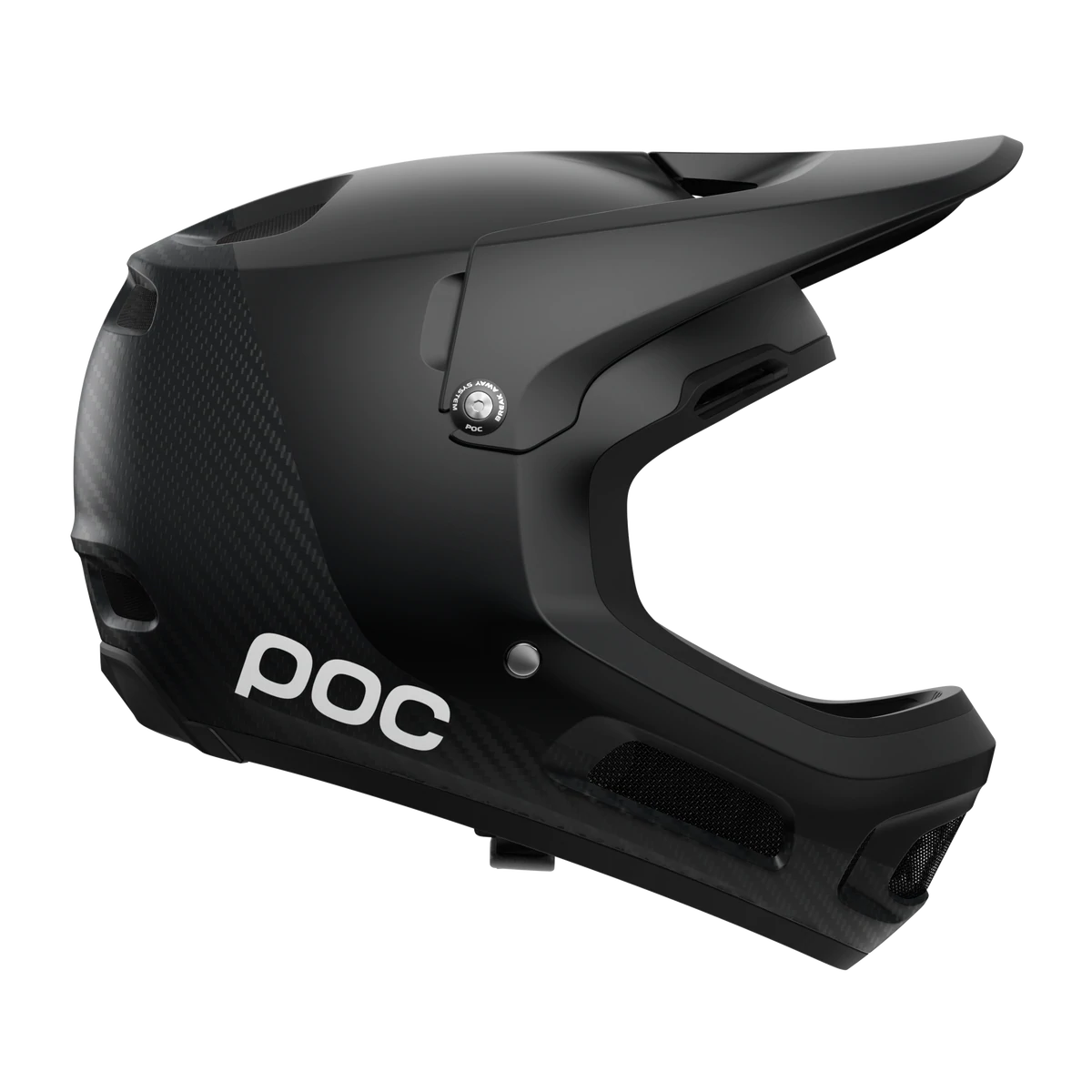 POC Coron Air Carbon MIPS Full Face Helmet - Carbon Black