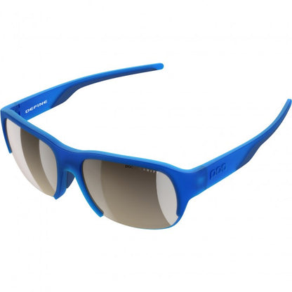 POC Define Performance Sunglasses - Opal Blue Translucent Opal Blue Translucent Brown - Silver Mirror Lens 