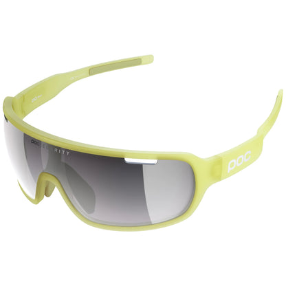 POC Do Blade Performance Sunglasses - Lemon Calcite Translucent Lemon Calcite Translucent Violet - Silver Mirror Lens 