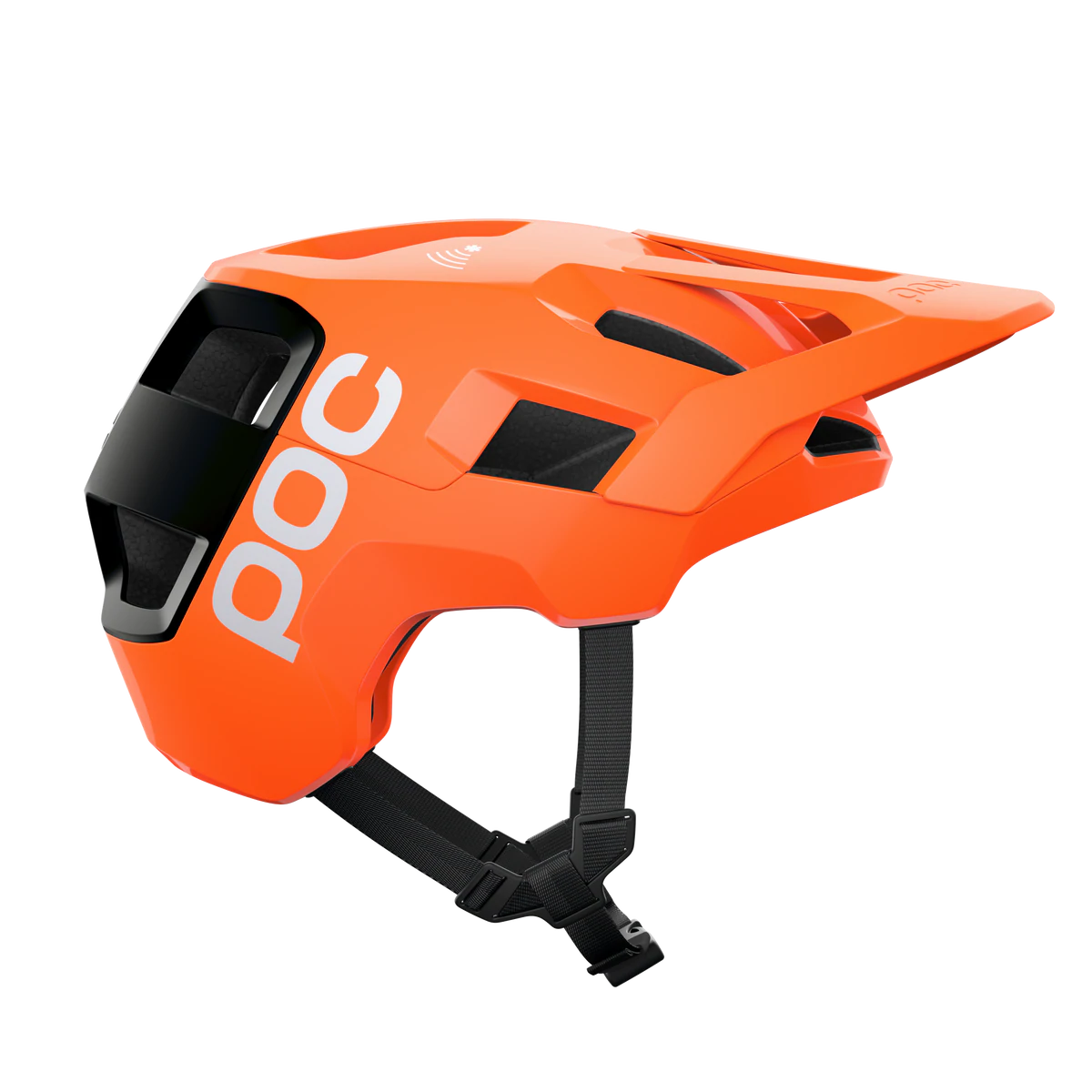 POC Kortal Race MIPS MTB Helmet - Fluorescent Orange Avip-Uranium Black Matt