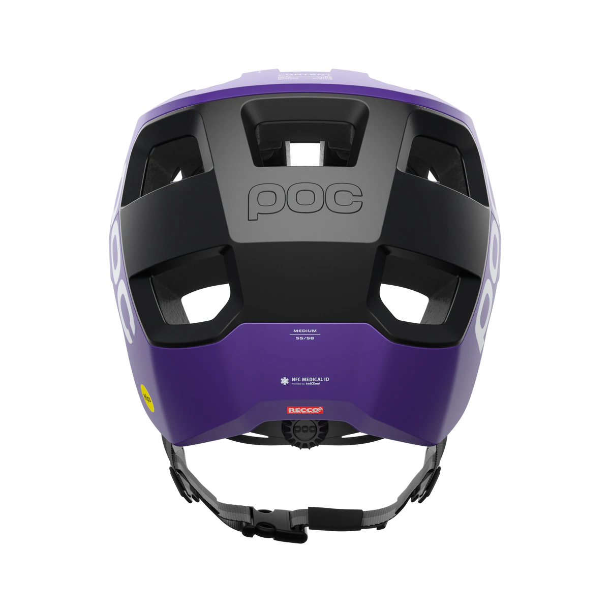 POC Kortal Race MIPS MTB Helmet - Sapphire Purple-Uranium Black Metallic-Matt