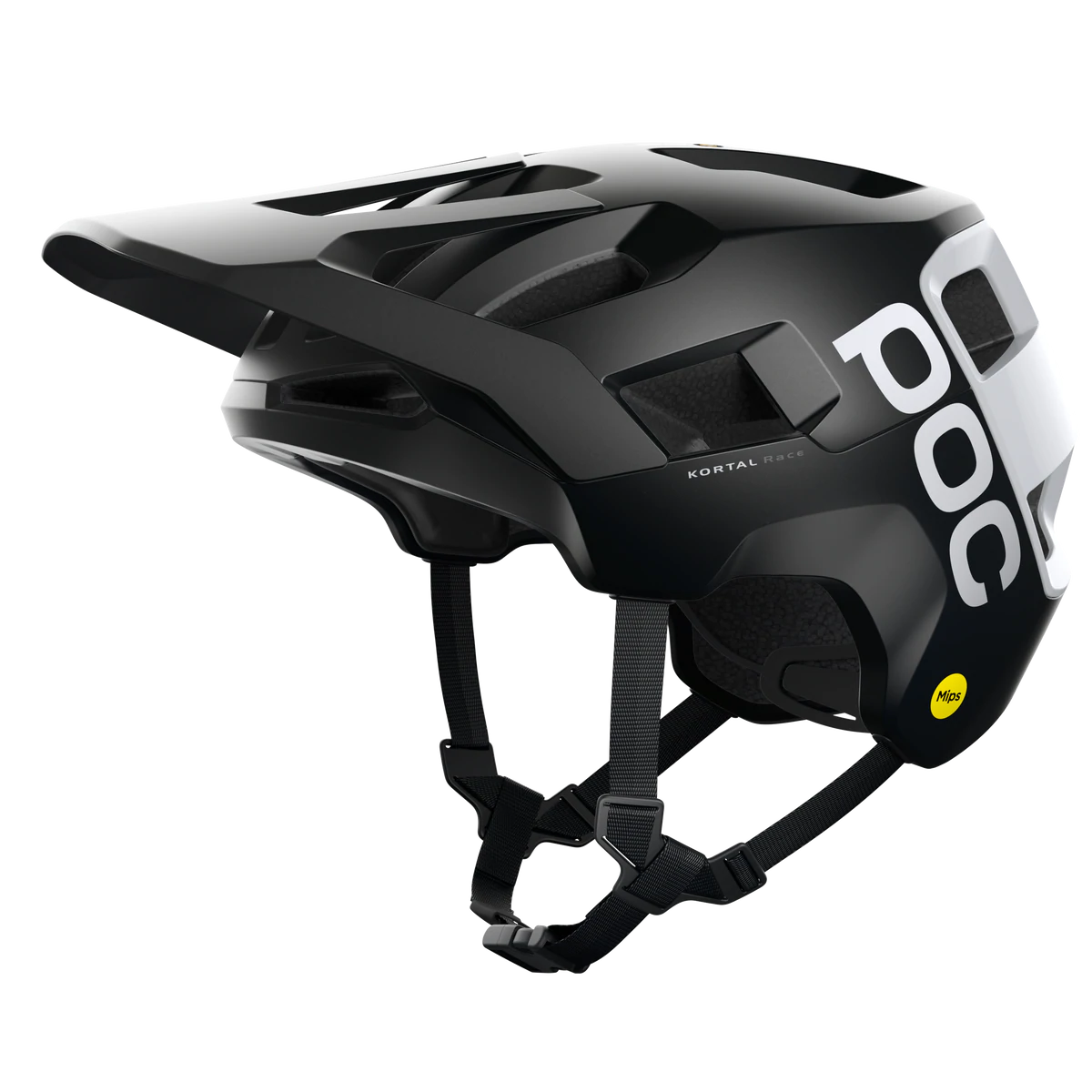 POC Kortal Race MIPS MTB Helmet - Uranium Black Matt-Hydrogen White Uranium Black Matt - Hydrogen White X-Small/Small 