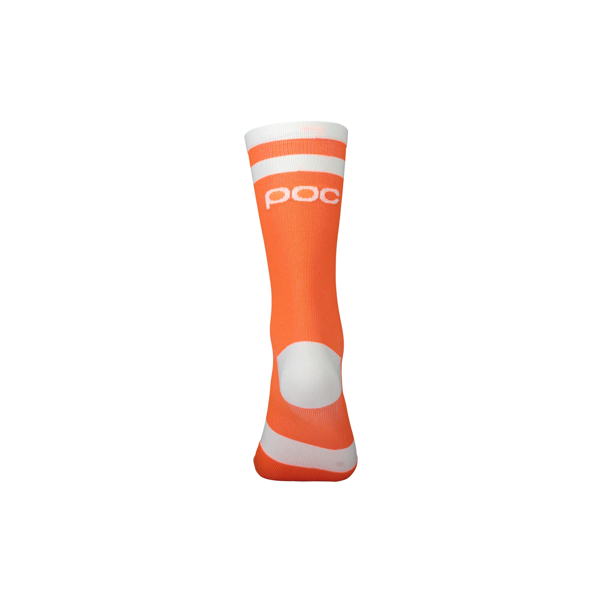 POC Lure Long MTB Sock - Zink Orange-Hydrogen White