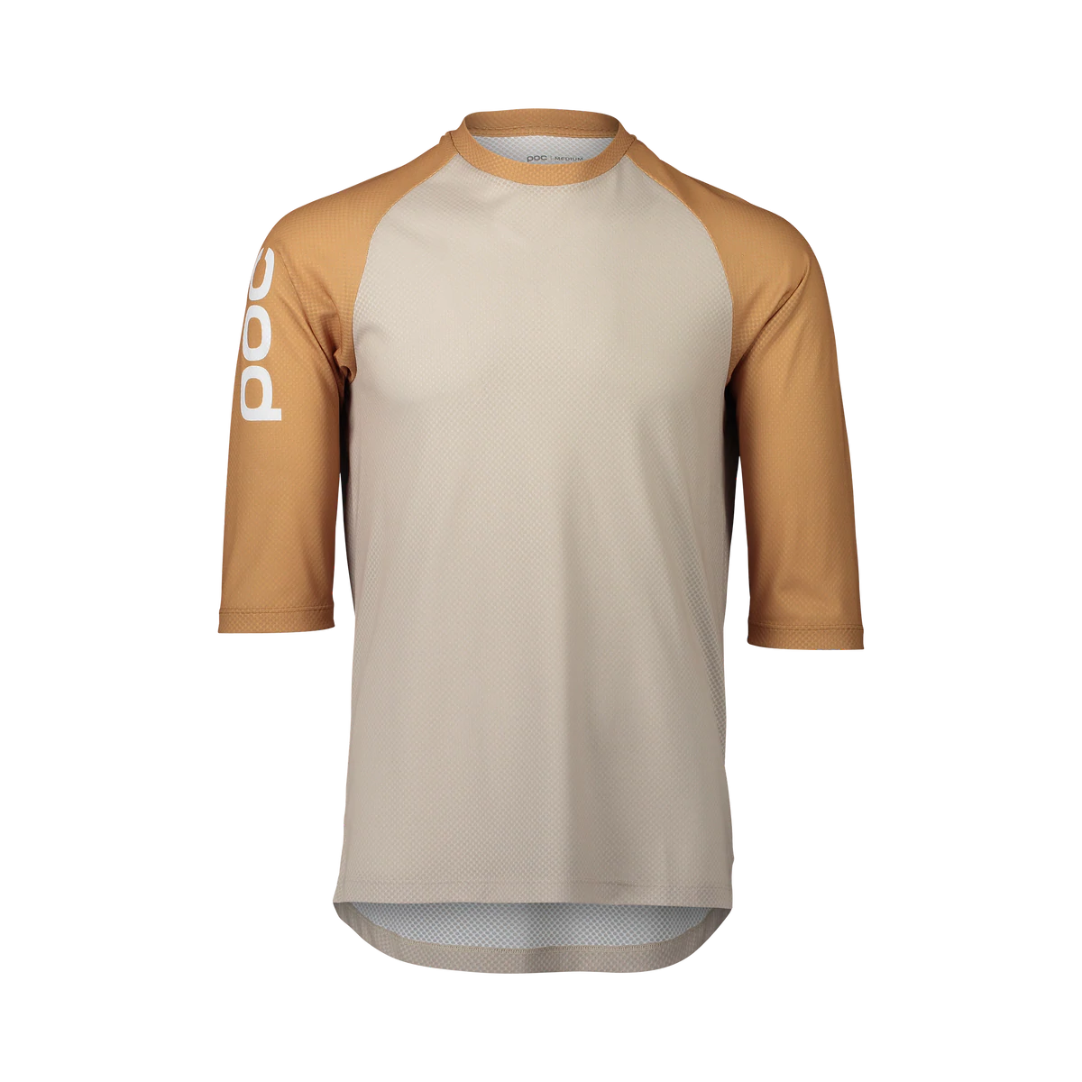 POC Pure 3/4 Sleeve MTB Jersey - Light Sandstone Beige-Aragonite Brown Light Sandstone Beige - Aragonite Brown X-Small 