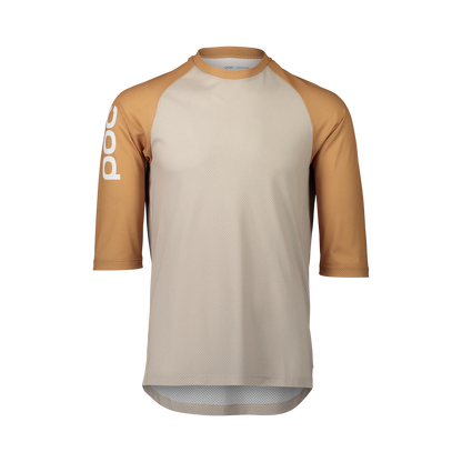 POC Pure 3/4 Sleeve MTB Jersey - Light Sandstone Beige-Aragonite Brown Light Sandstone Beige - Aragonite Brown X-Small 