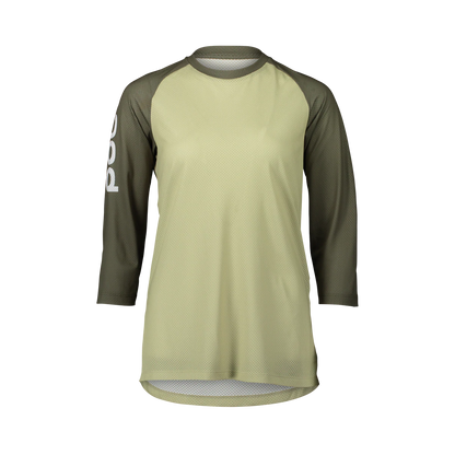 POC Pure 3/4 Sleeve MTB Jersey - Womens - Prehnite Green-Epidote Green Prehnite Green - Epidote Green X-Small 