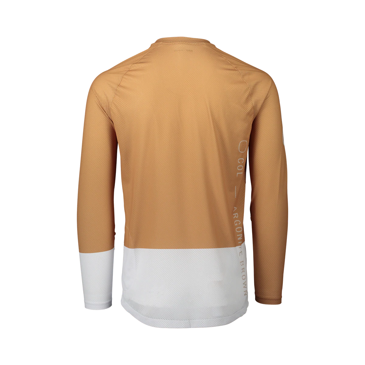 POC Pure Long Sleeve MTB Jersey - Aragonite Brown-Hydrogen White