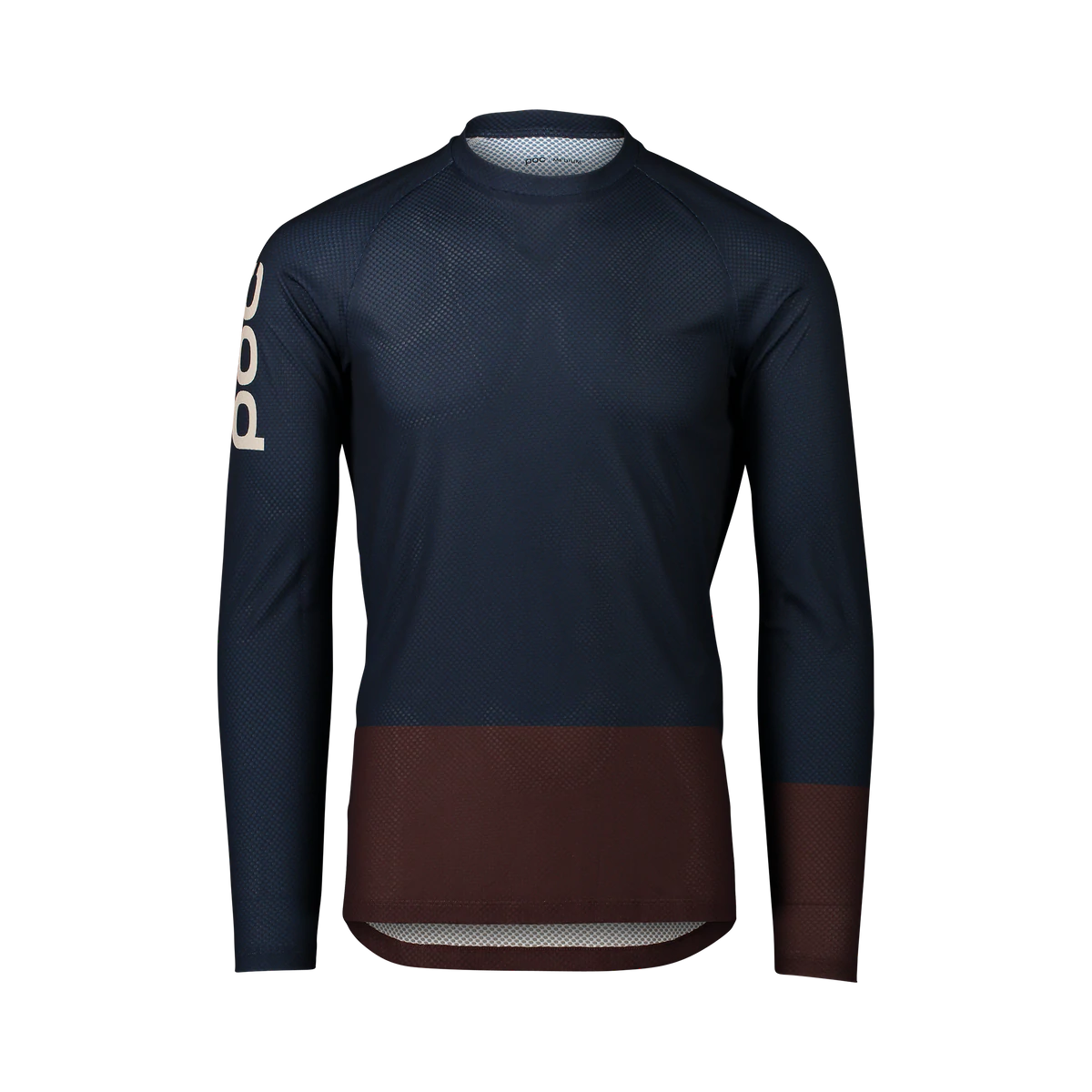 POC Pure Long Sleeve MTB Jersey - Turmaline Navy-Axinite Brown Turmaline Navy - Axinite Brown X-Small 