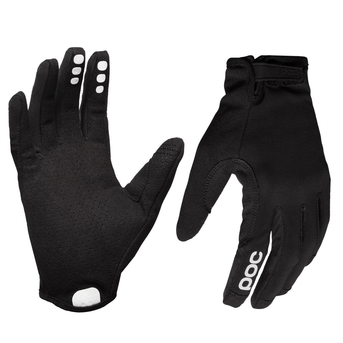 POC Resistance Enduro Adjustable MTB Glove - Uranium Black-Uranium Black Uranium Black - Uranium Black X-Small 