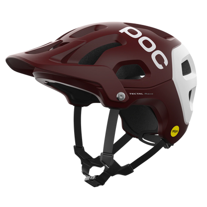 POC Tectal Race MIPS MTB Helmet - Garnet Red-Hydrogen White Matt Garnet Red - Hydrogen White Matt Small 