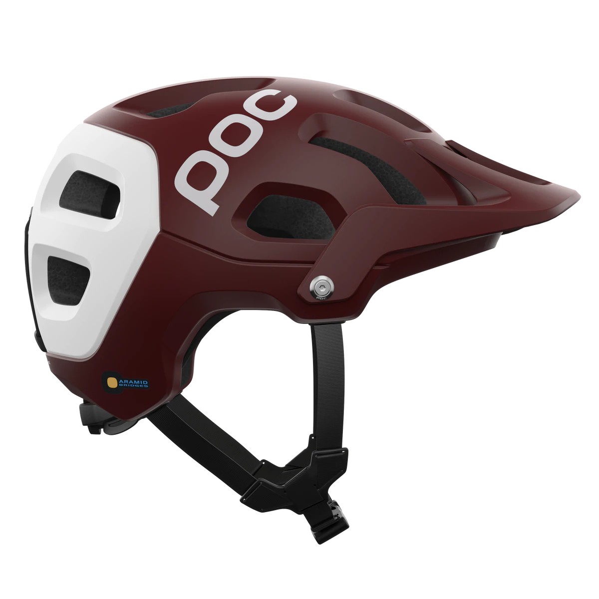 POC Tectal Race MIPS MTB Helmet - Garnet Red-Hydrogen White Matt