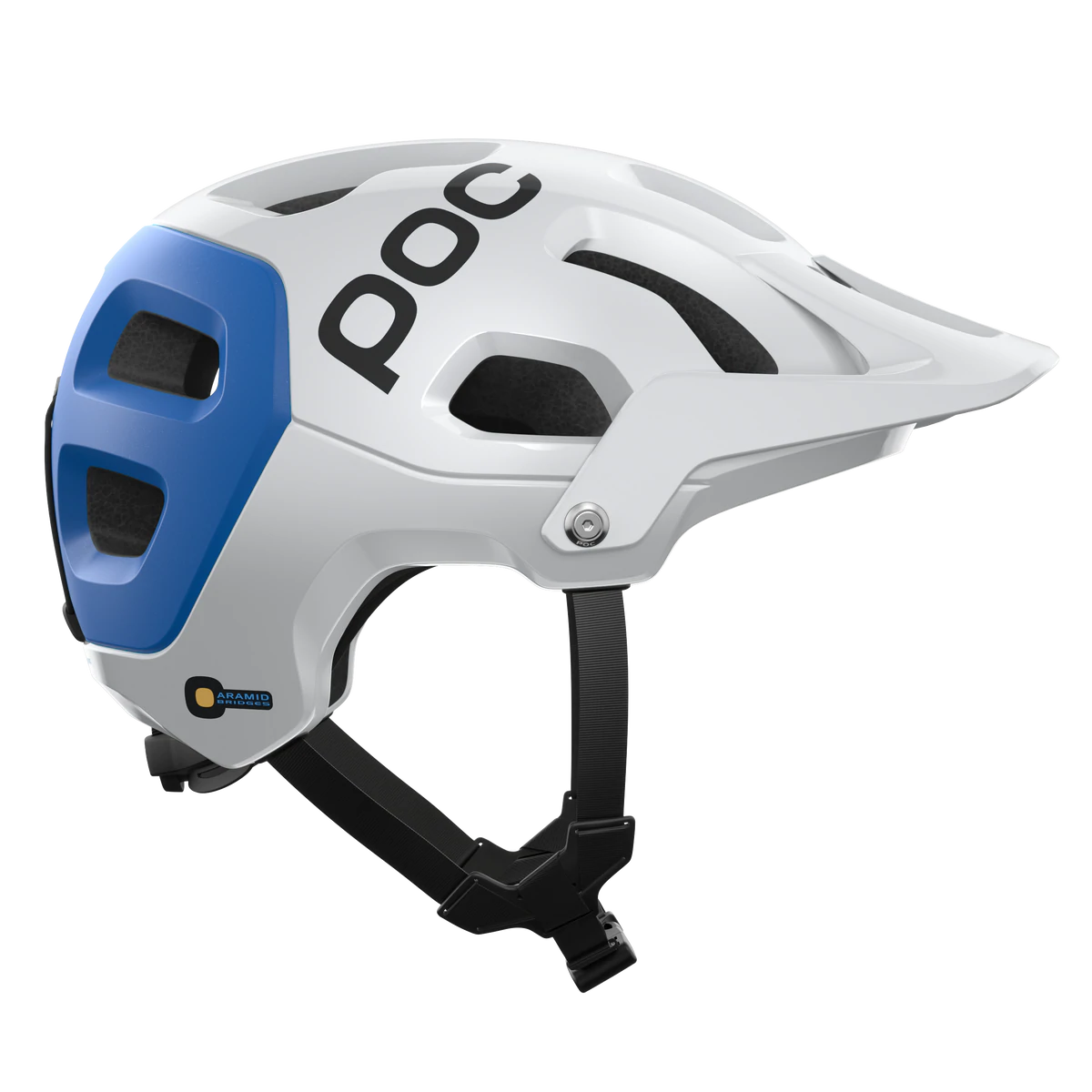 POC Tectal Race MIPS MTB Helmet - Hydrogen White-Opal Blue Metallic-Matt