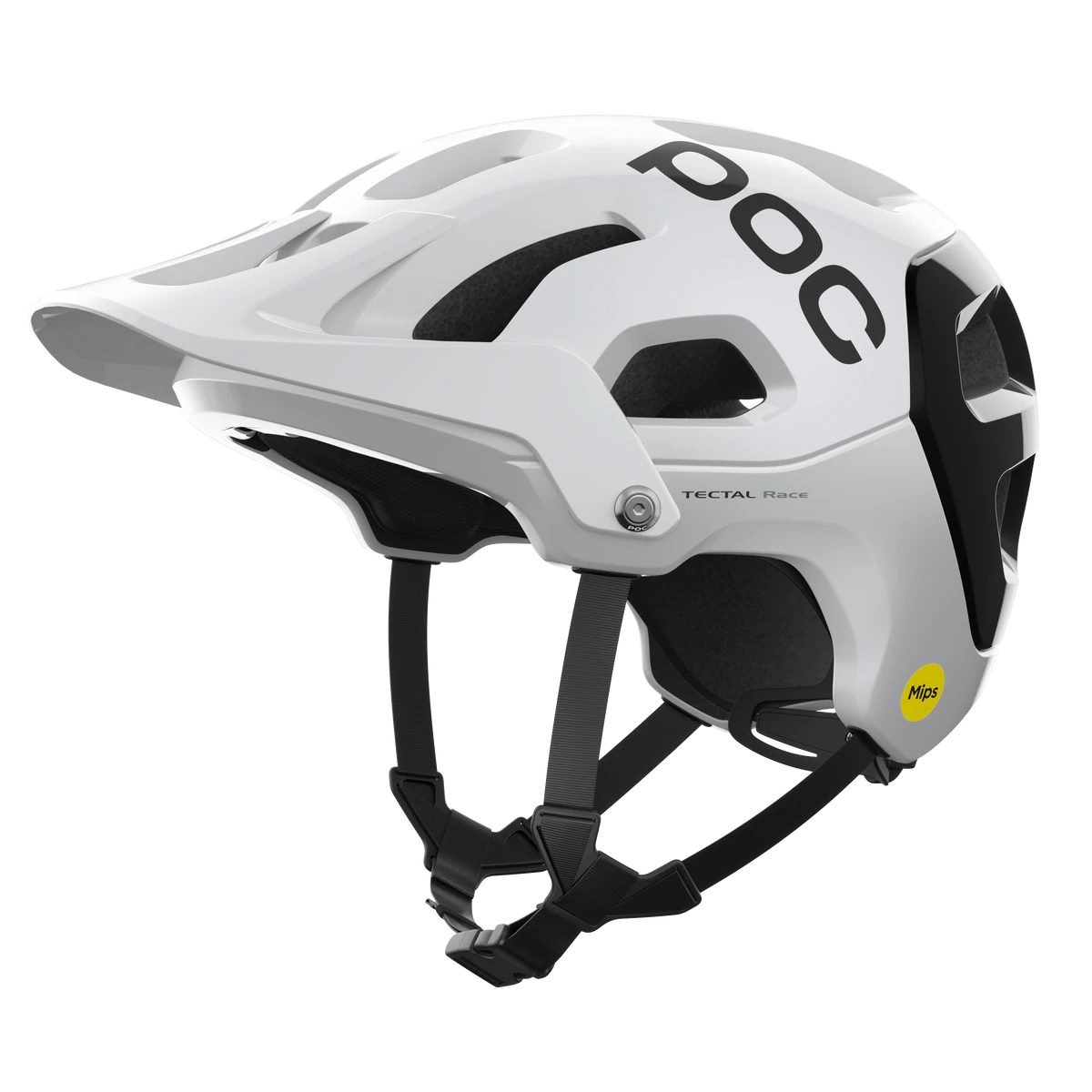 POC Tectal Race MIPS MTB Helmet - Hydrogen White-Uranium Black Hydrogen White - Uranium Black Small 