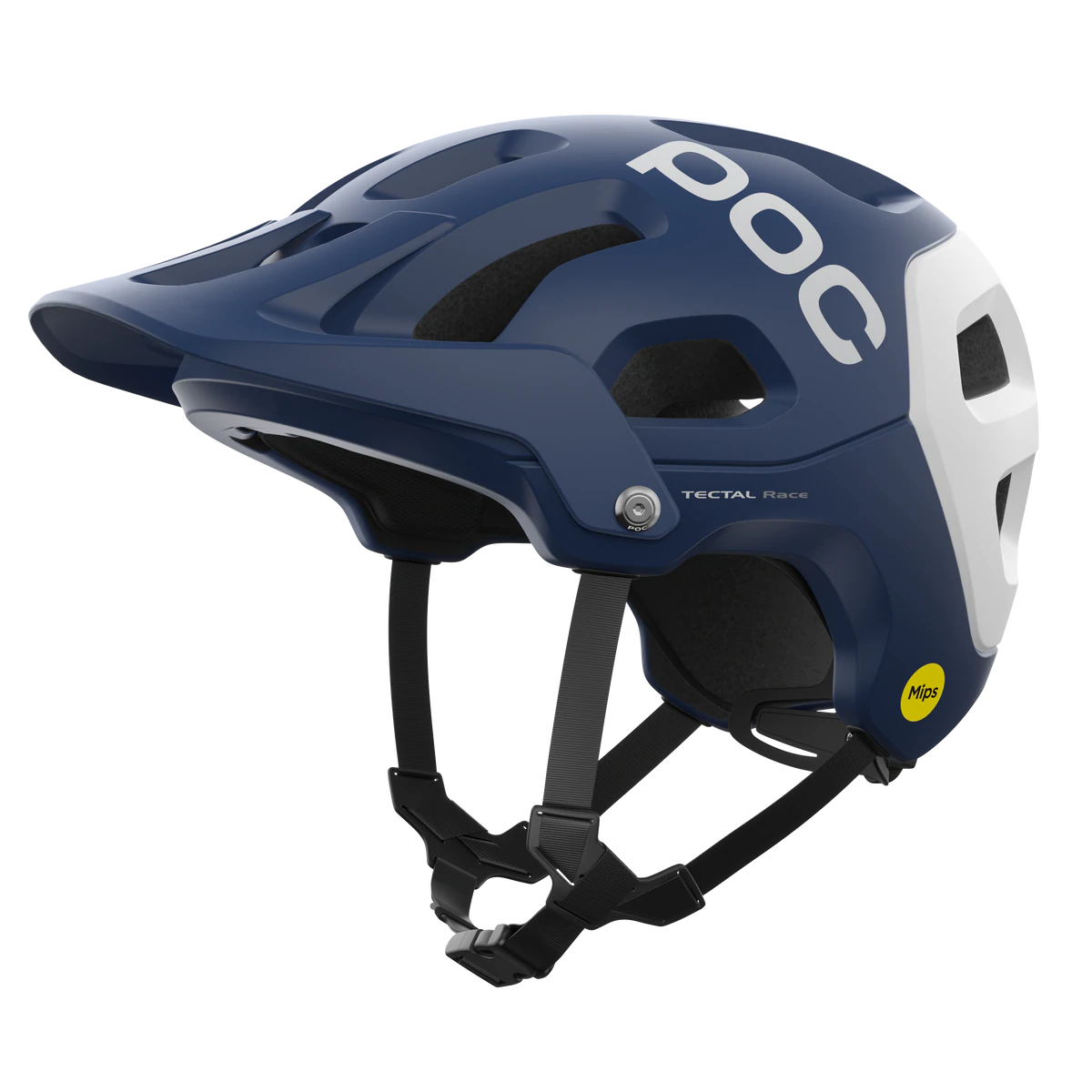 POC Tectal Race MIPS MTB Helmet - Lead Blue-Hydrogen White Matt Lead Blue - Hydrogen White Matt Small 