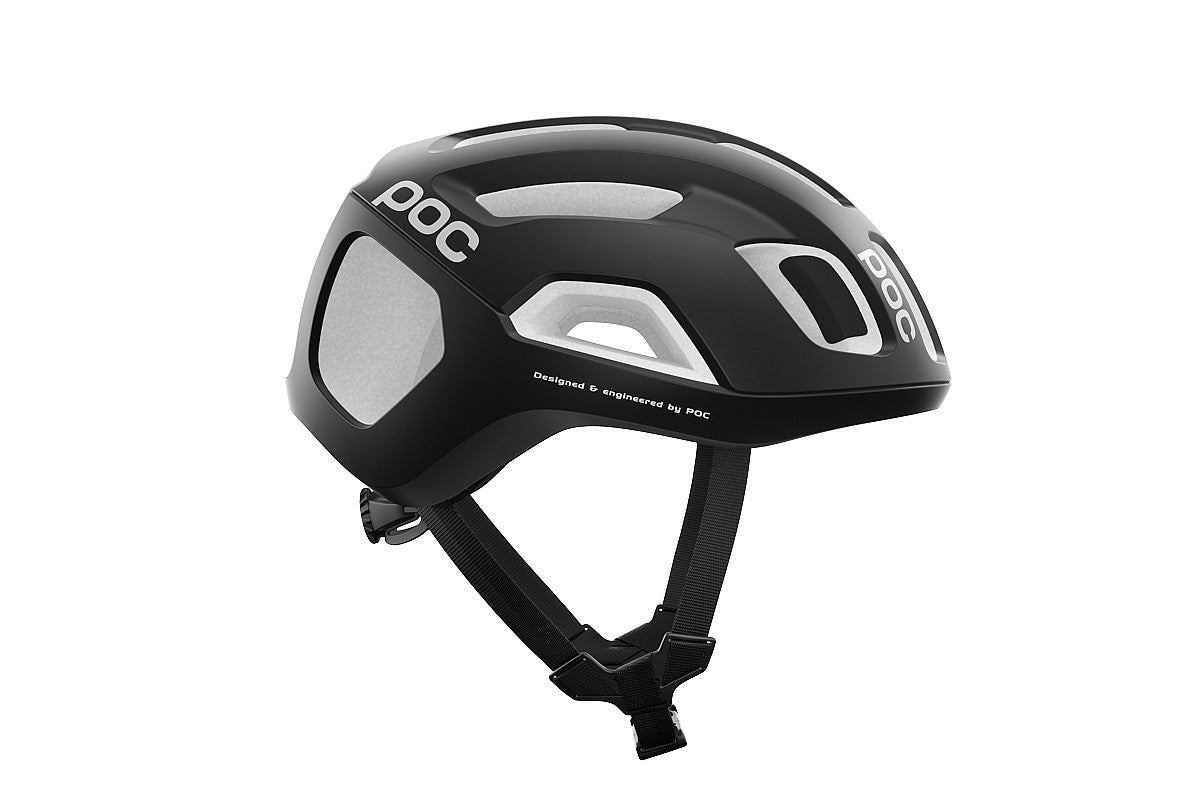 POC Ventral Air MIPS NFC Road Helmet - Uranium Black-Hydrogen White Matt