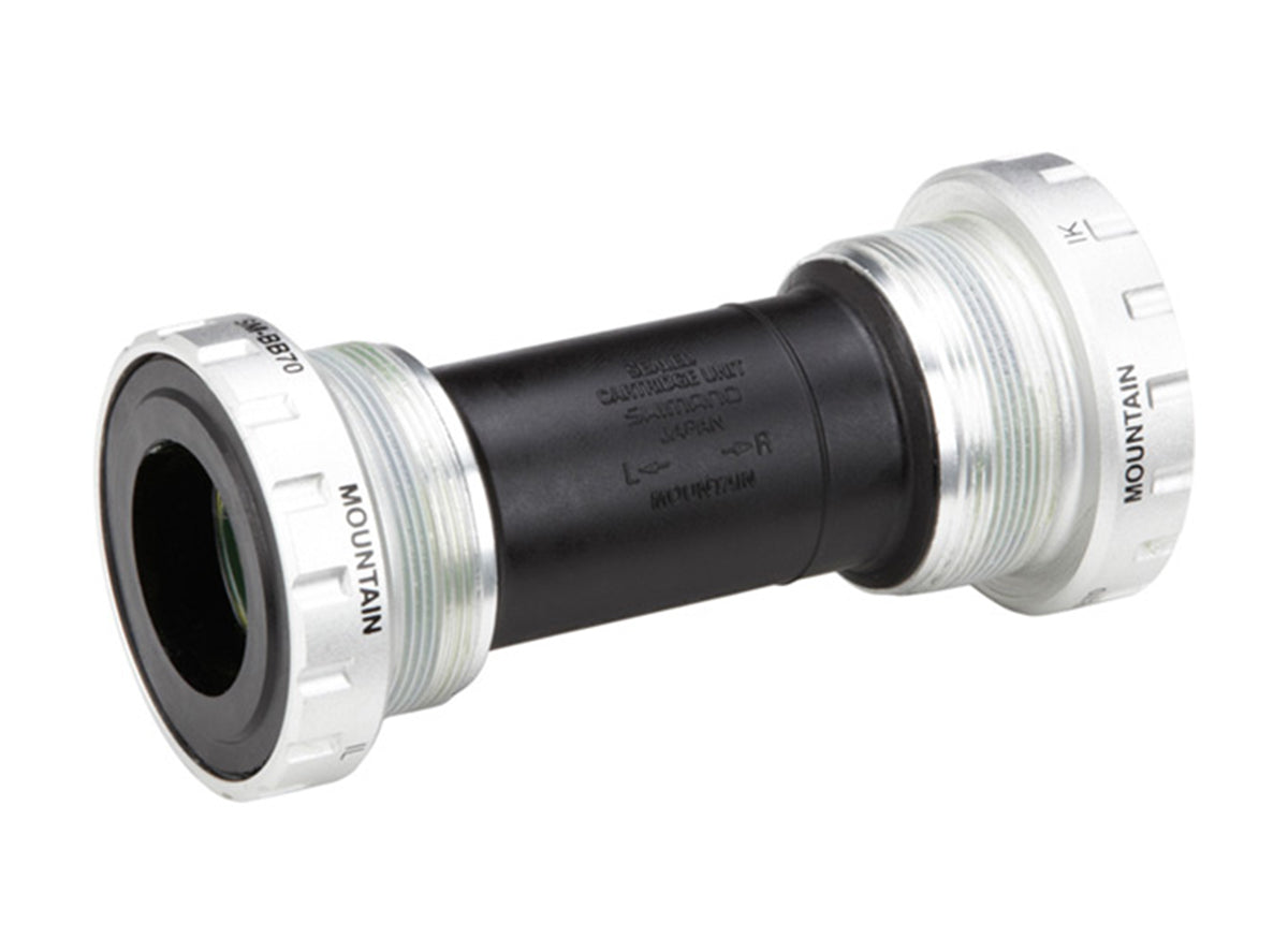 PraxisWorks Mountain Stainless Bottom Bracket Silver 68/73mm 