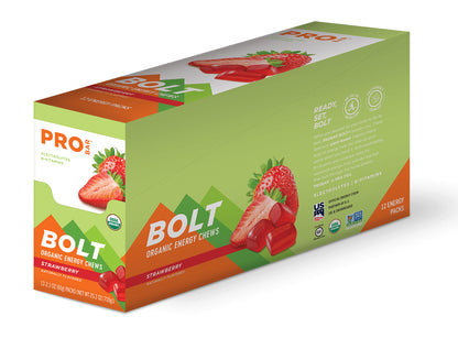PROBAR Bolt Organic Energy Chews - Strawberry