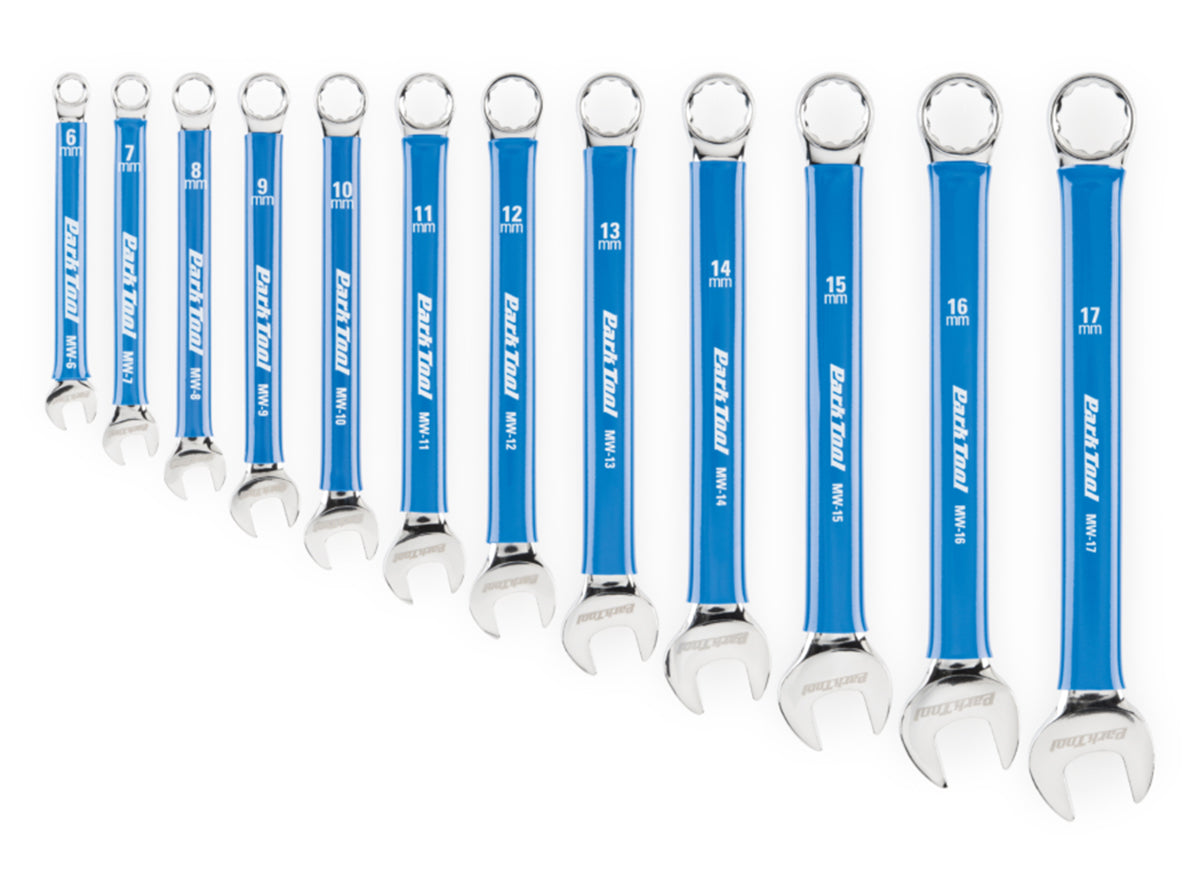 Park Tool Metric Wrench Set - 6mm to 17mm Blue 12 pcs 