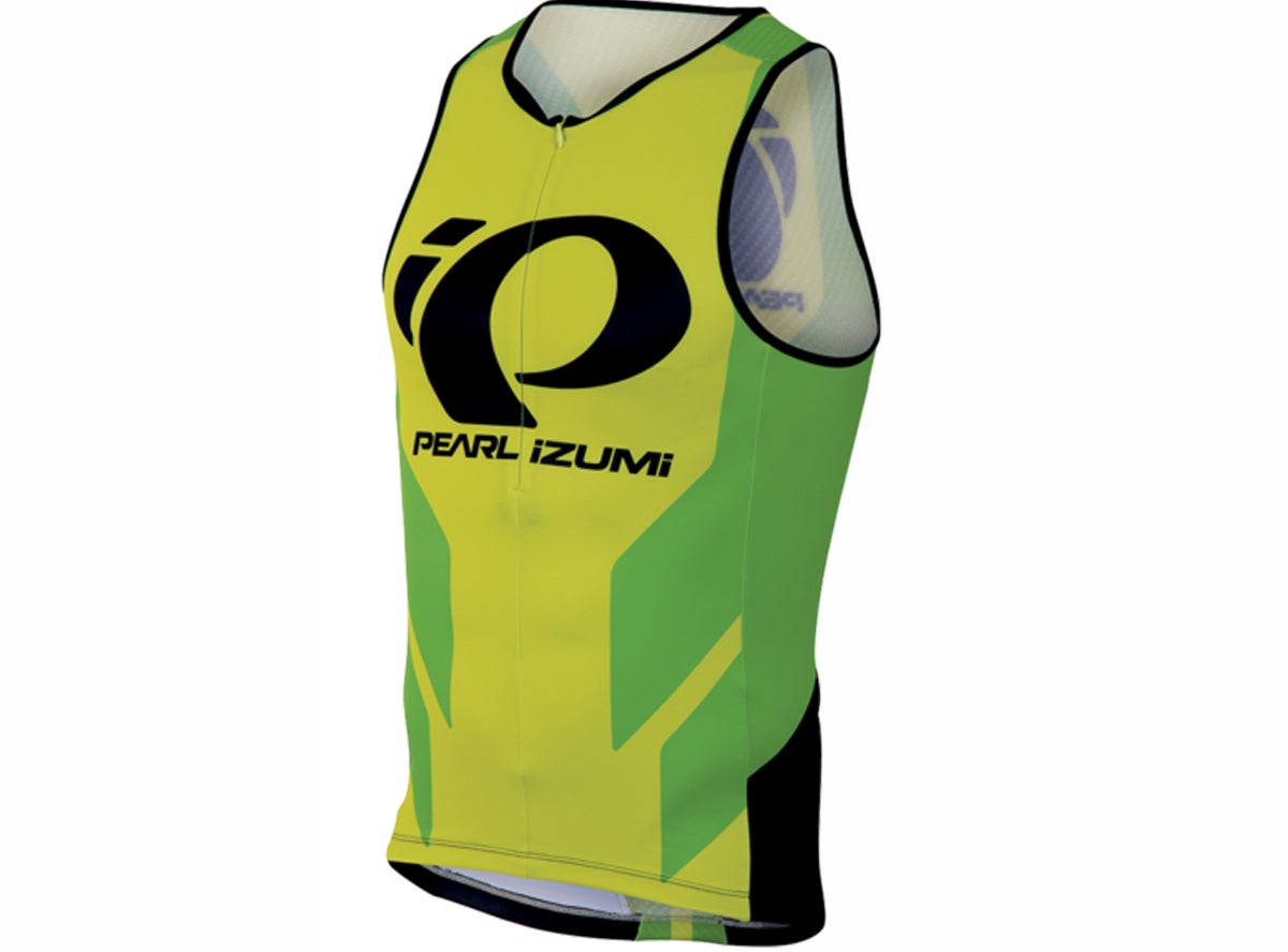 Pearl Izumi Elite InRCool Ltd Tri Singlet - Team PI Green Flash Team PI Green Flash Medium 