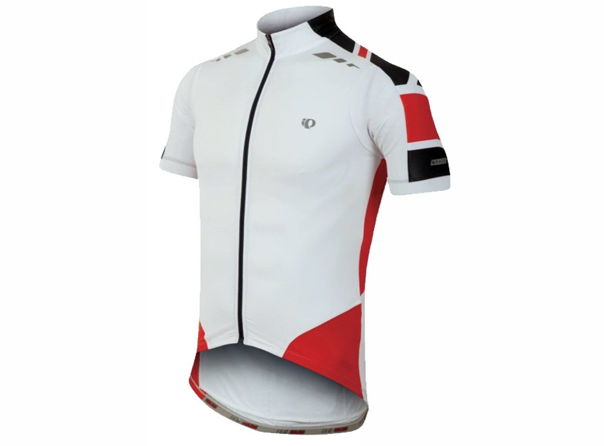 Pearl Izumi Pro InRCool Short Sleeve Road Jersey - White-Shadow Gray White - Shadow Gray Small/Medium 
