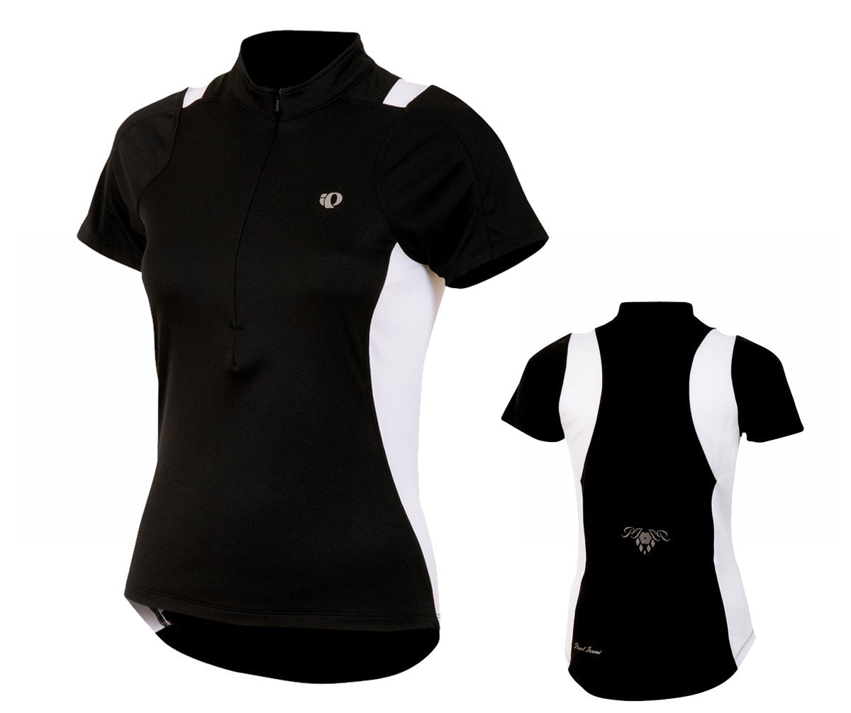 Pearl Izumi Select Short Sleeve Road Jersey - Womens - Black-White Black - White 2X-Large 