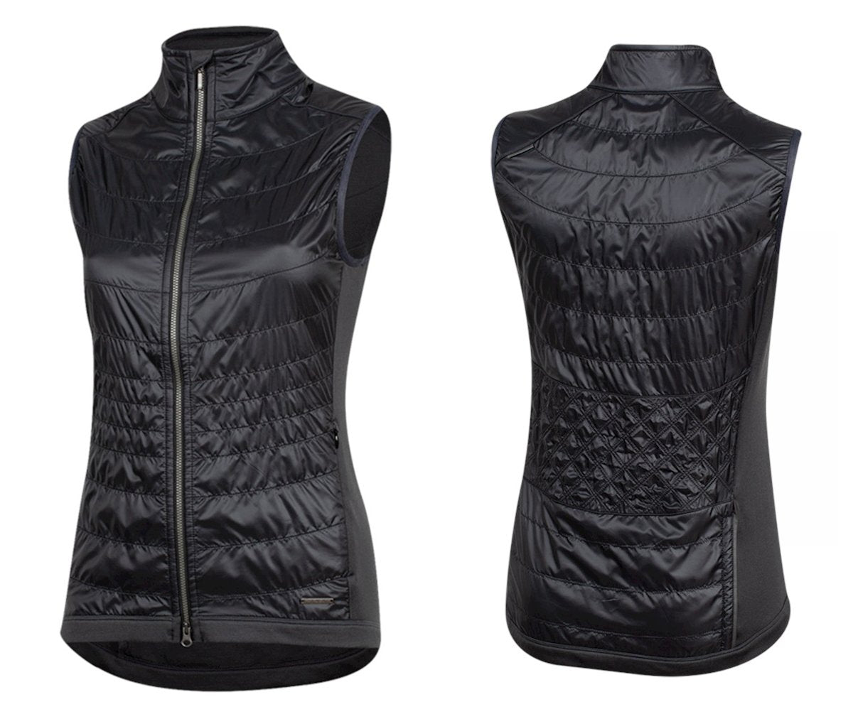 Pearl Izumi Boulevard Merino Sleeveless Vest - Womens - Black Phantom Black - Phantom Large 