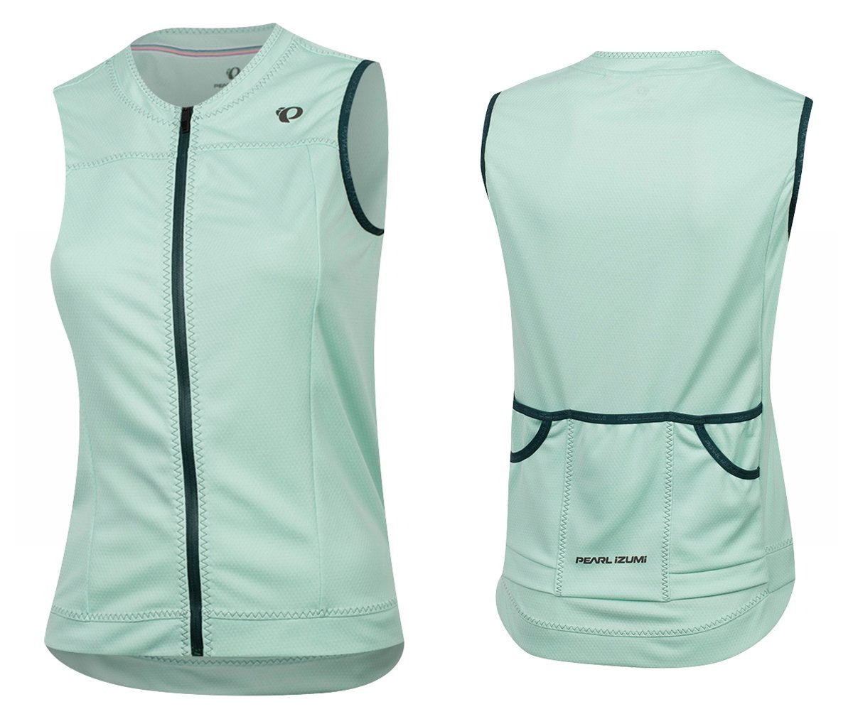 Pearl Izumi Elite Escape Sleeveless Road Jersey - Womens - Mist Green - 2018 Mist Green Small 