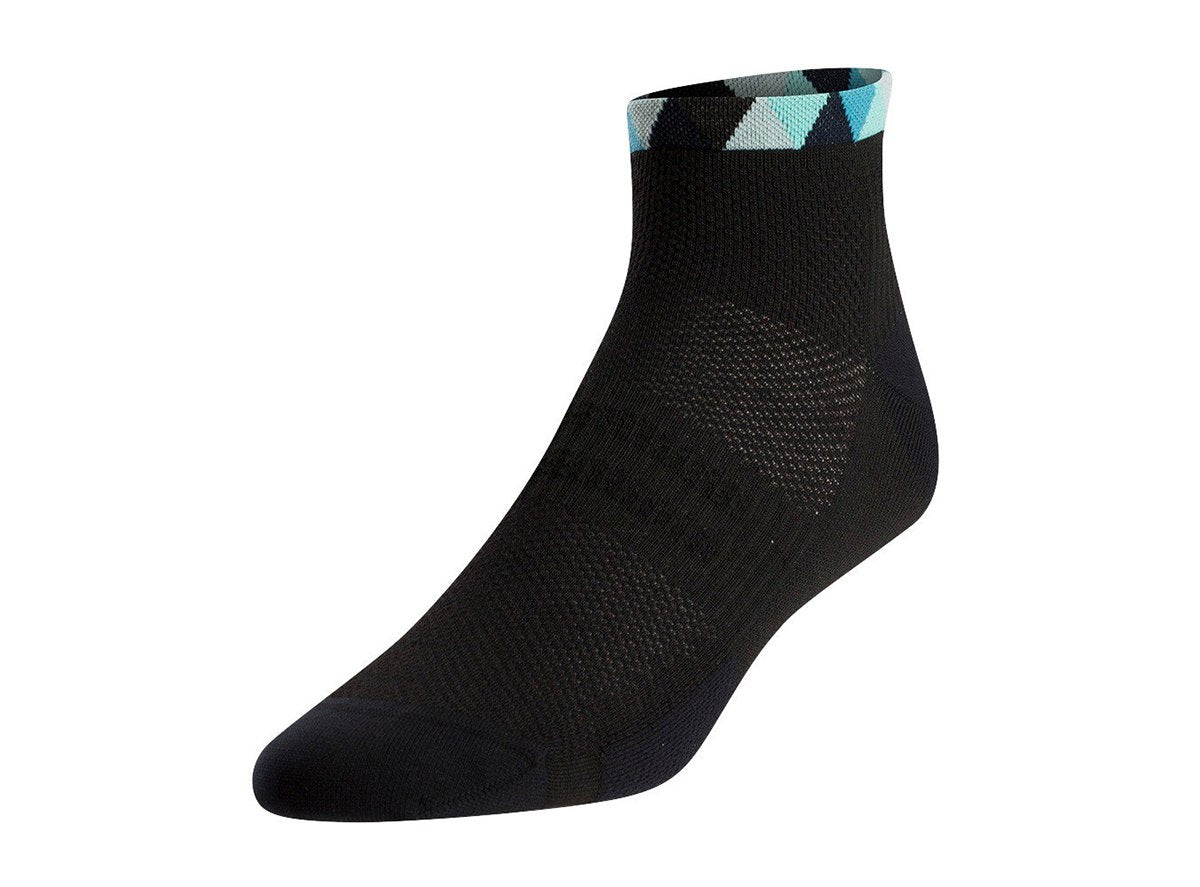 Pearl Izumi Elite Low Sock - Womens - Teal Triads - 2018 Teal Triads Small 