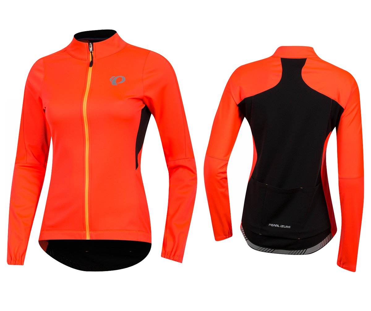 Pearl Izumi Elite Pursuit Amfib Cycling Jacket - Womens - Fiery Coral - 2019 Fiery Coral X-Large 