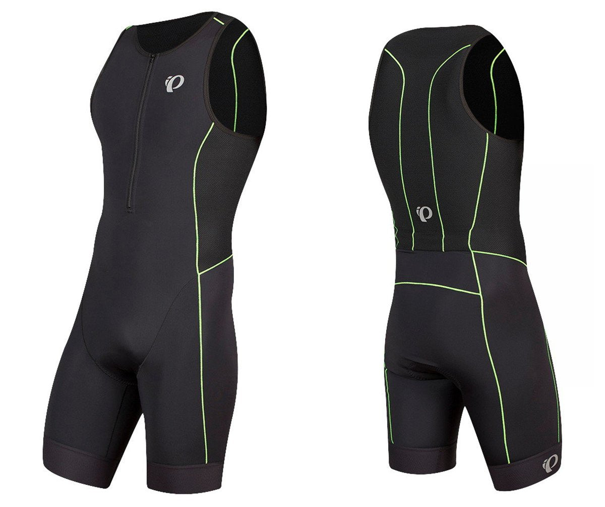 Pearl Izumi Elite Tri Suit - Black-Screaming Green Black - Screaming Green Large 