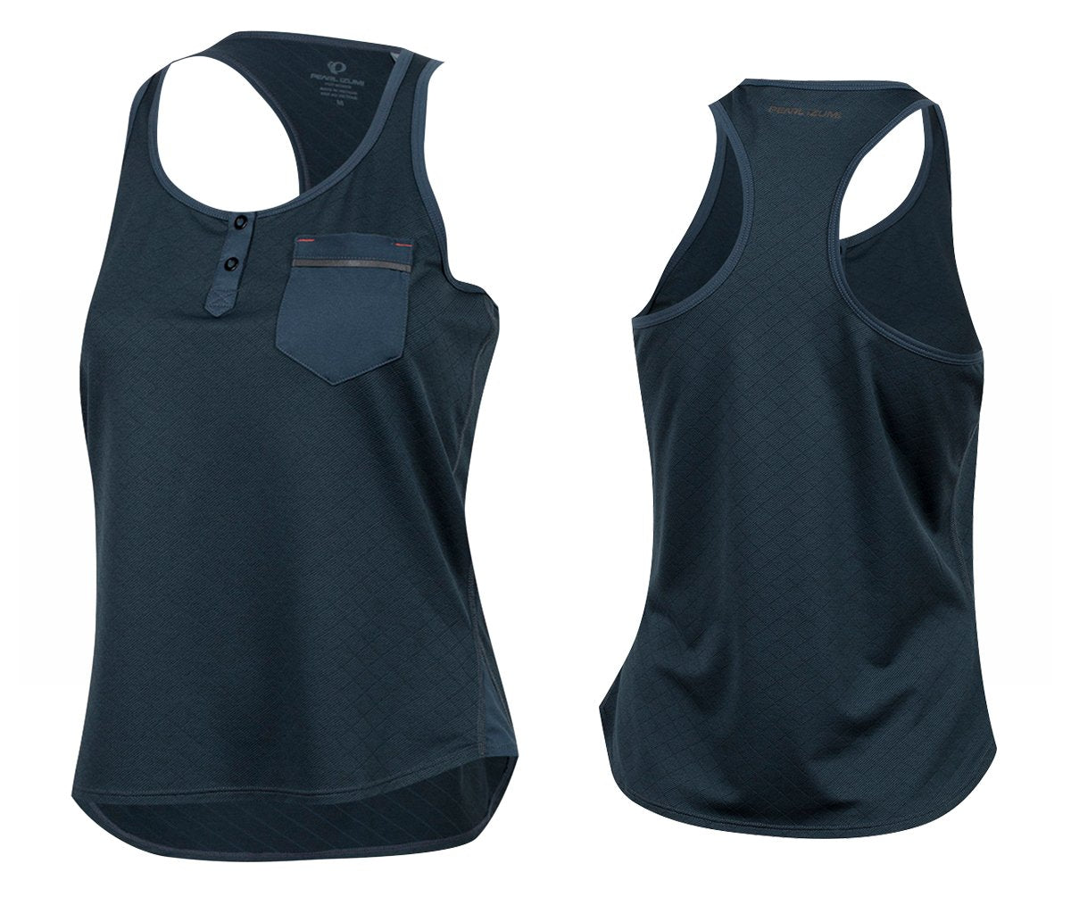 Pearl Izumi Escape Singlet - Womens - Midnight Navy Twill-Midnight Midnight Navy Twill - Midnight Large 