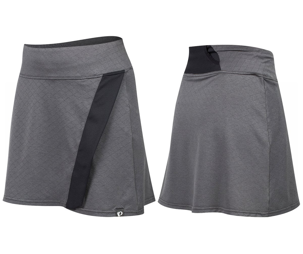 Pearl Izumi Select Escape Cycling Skirt - Womens - Smoked Pearl Twill-Black Smoked Pearl Twill - Black X-Small 