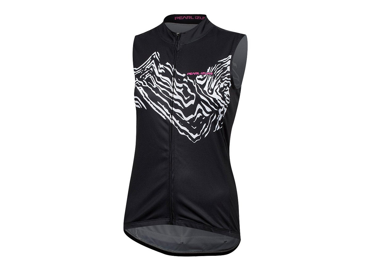 Pearl Izumi Select Escape Sleeveless Graphic Jersey - Womens - Black Phyllite Black Phyllite Small 