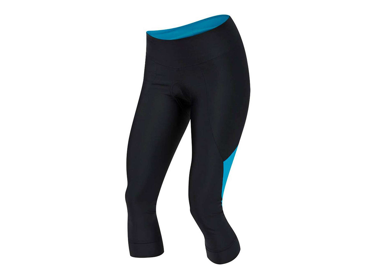 Pearl Izumi Select Pursuit 3/4 Tight - Womens - Black-Atomic Blue Black - Atomic Blue X-Small 