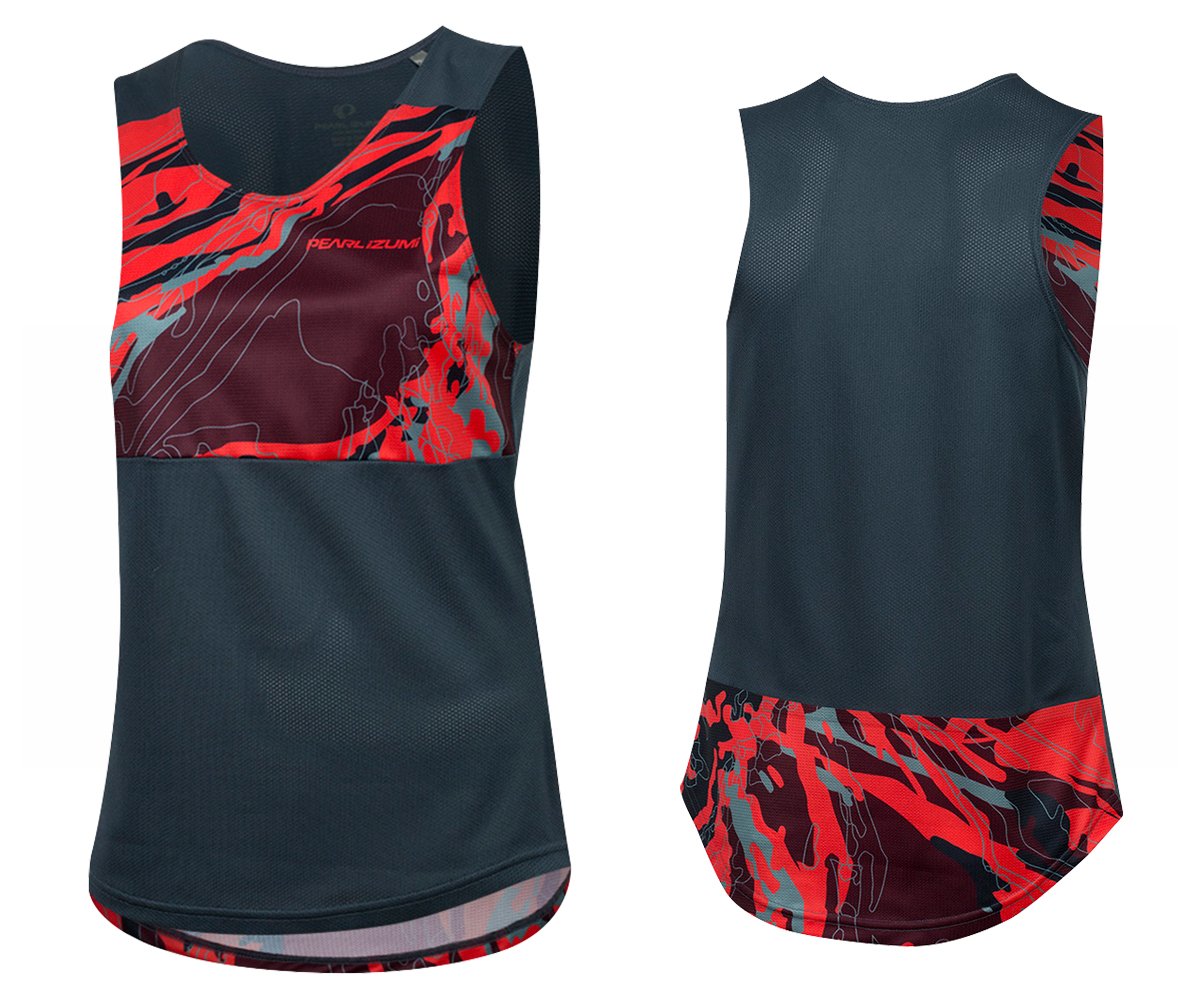 Pearl Izumi Summit Sleeveless Top - Womens - Midnight Navy-Port Composite Midnight Navy - Port Composite X-Large 