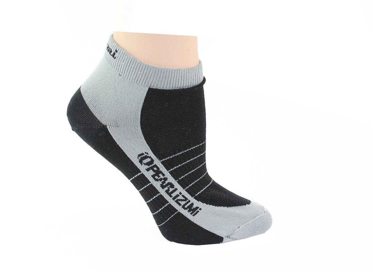 Pearl Izumi Elite Ltd Low Sock - Womens - Gray-Black Gray - Black Small 