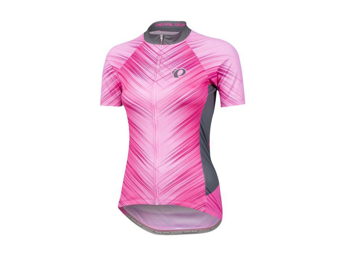 Pearl Izumi Elite Pursuit Ltd Short Sleeve Road Jersey - Womens - Crystalize Screaming Pink Crystalize Screaming Pink Large 