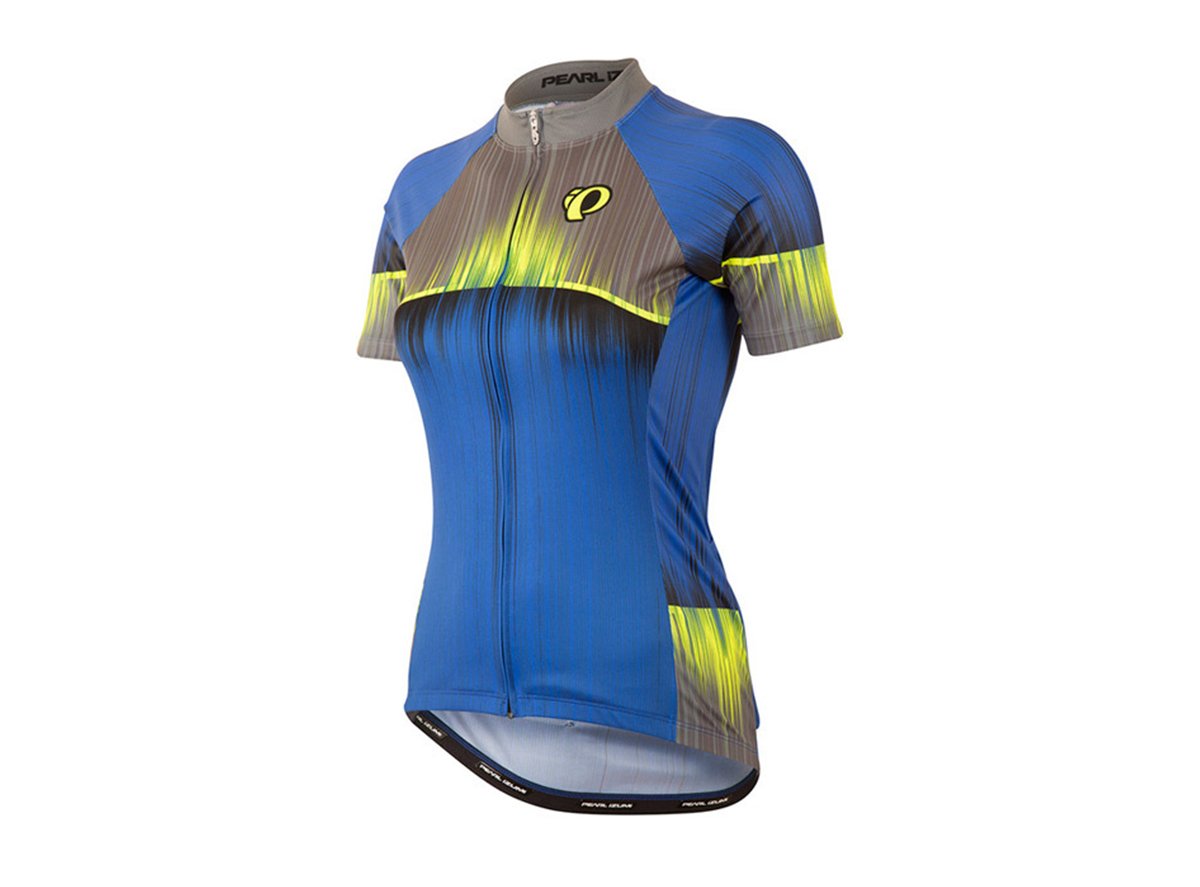 Pearl Izumi Elite Pursuit Ltd Short Sleeve Road Jersey - Womens - Vaporize Dazzling Blue Vaporize Dazzling Blue Large 