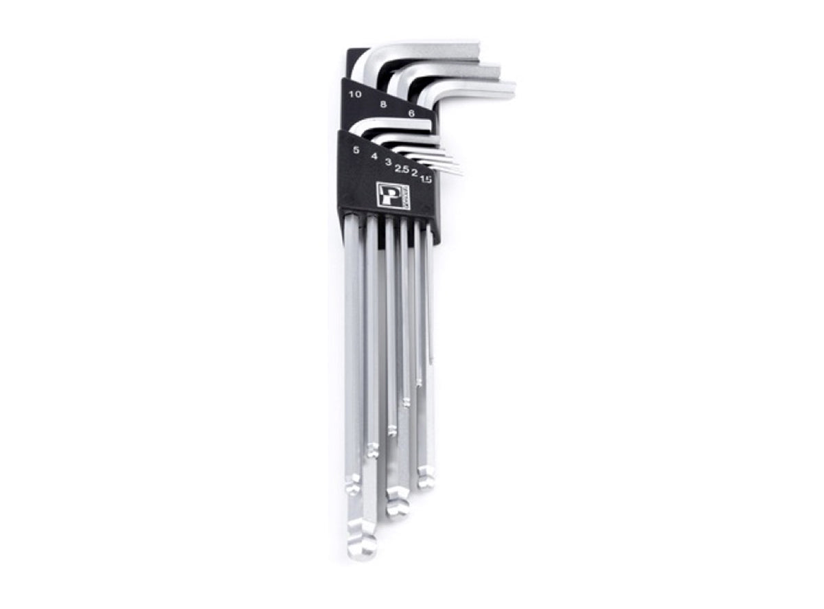 Pedros L Hex Wrench Set - Metric Silver 9 Piece 