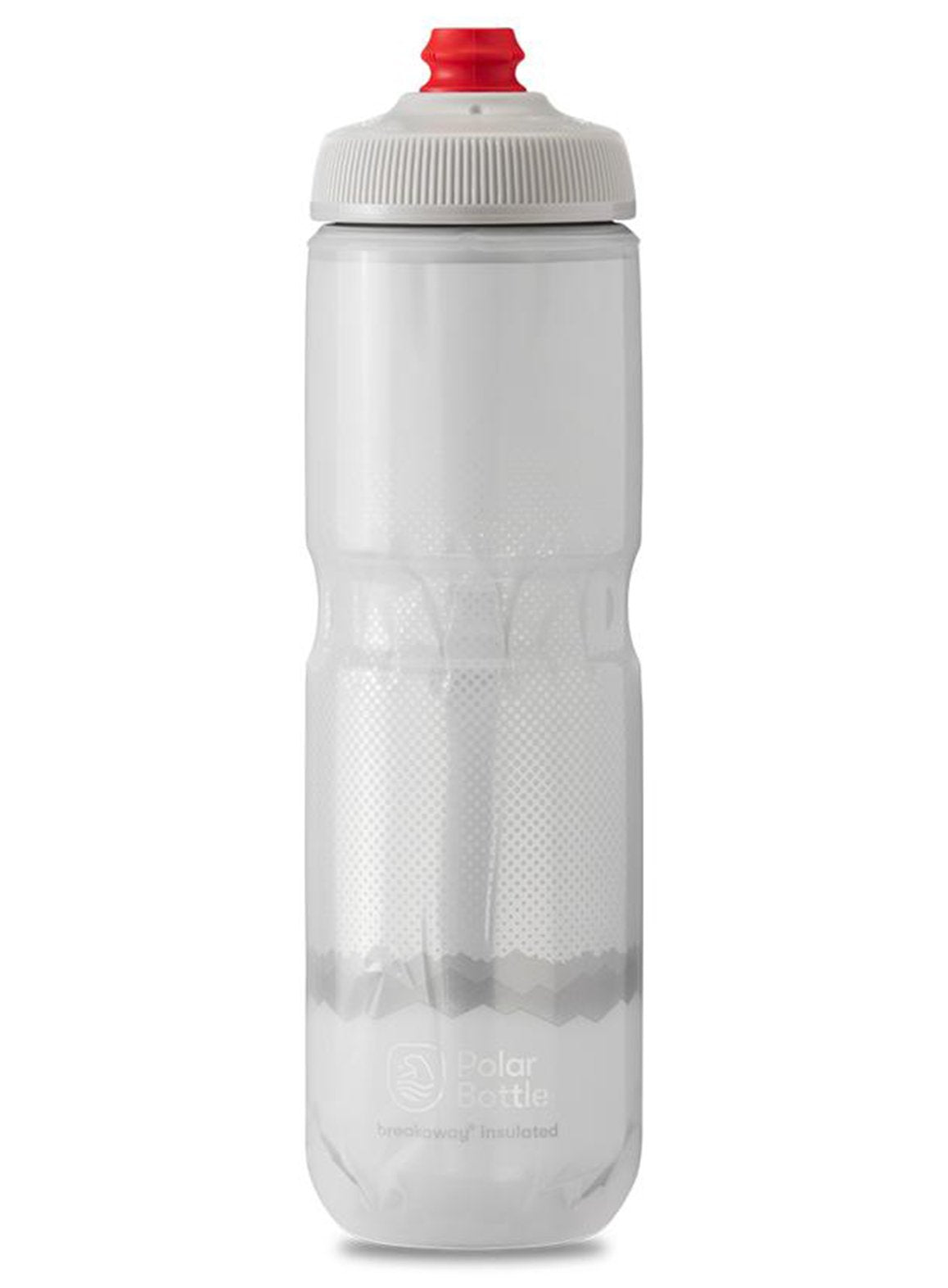 Polar Bottle Breakaway Ridge Insulated Water Bottle - 24oz - White-Silver White - Silver  