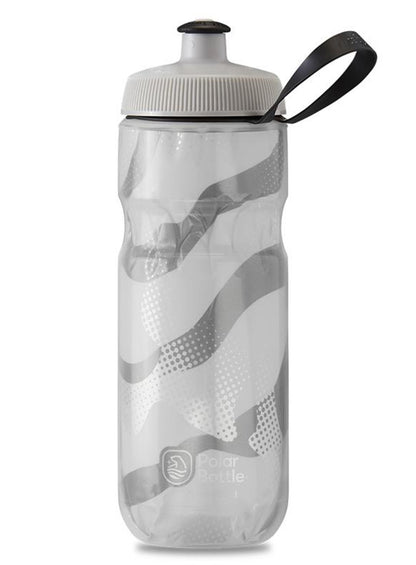Polar Bottle Sport Contender Insulated Water Bottle - 20oz - Olive-Silver