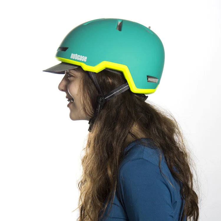 Nutcase Tracer Bike Helmet - Aurora Green Matte