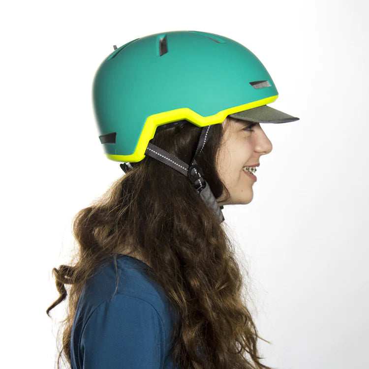 Nutcase Tracer Bike Helmet - Aurora Green Matte