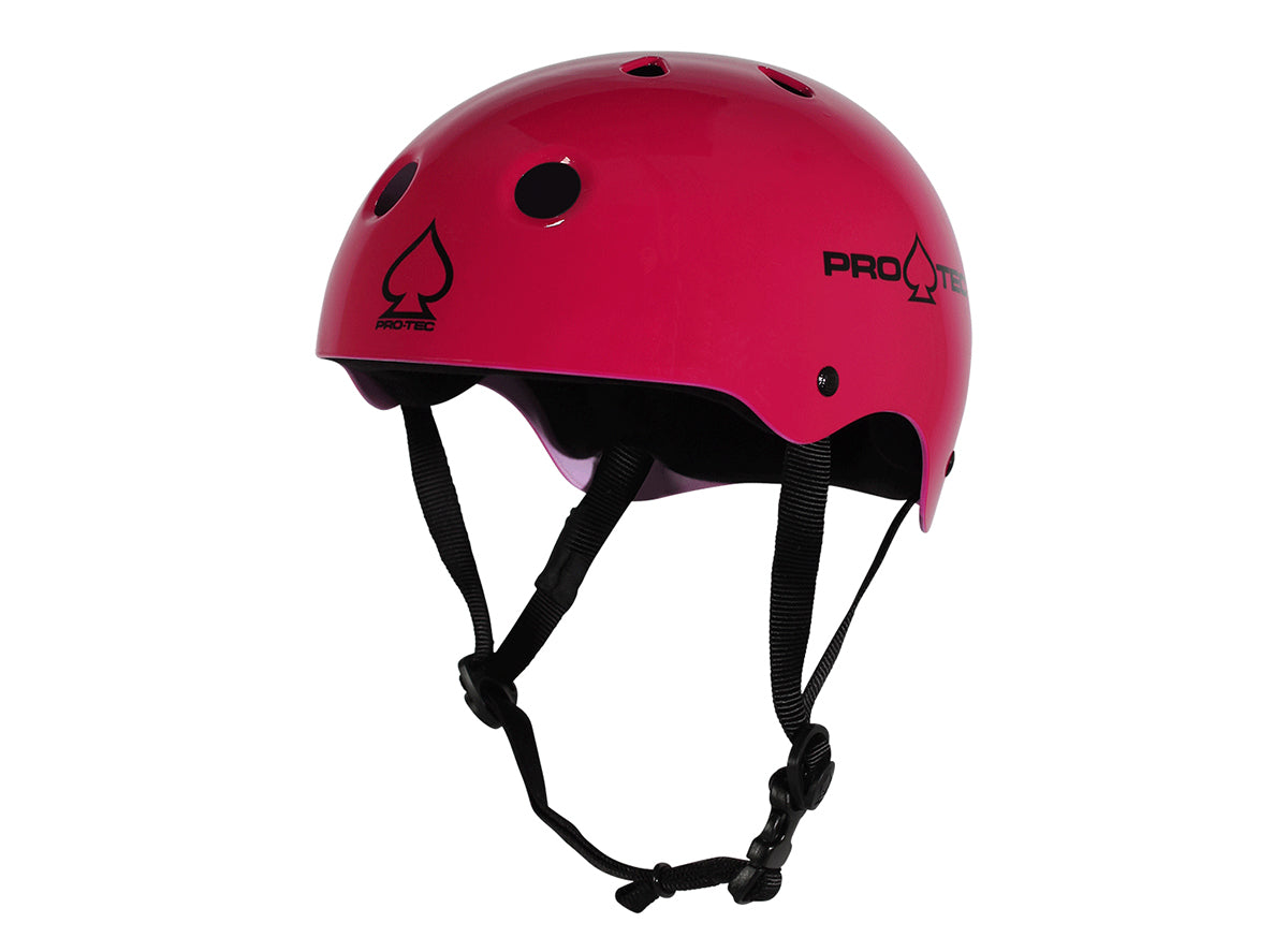 Pro-Tec Classic Certified Helmet - Gloss Pink Gloss Pink Small 